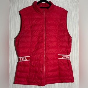 ZYIA Red Puffer Vest